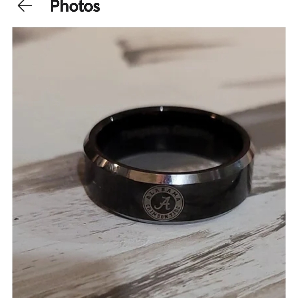 Alabama Crimson Tide Black Ring